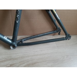 Cadre velo VTT JUMPERTREK ALUMINIUM 3305g 48*58cm 132mm Bix28.6mm