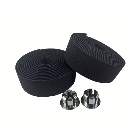 Cinta de manillar de fibra de carbono texturizada para bicicleta de carretera