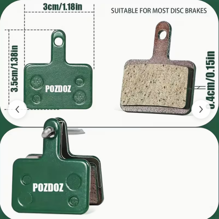 POZDOZ Bremsbeläge für Scheibenbremse BR-M485 Paar