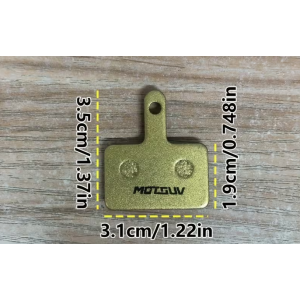 Par de pastillas de freno de disco 4mm MOTSUV resistentes B01S/M395/M375/M446/M415/M515 y otros modelos
