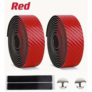 Anti-Slip Handlebar Tape 200x3x0.2cm Carbon Fibre Pattern
