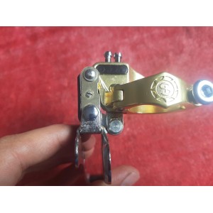 Deragliatore anteriore Simplex Gold Super LJ SLJ PX PY 10 NOS vista posteriore
