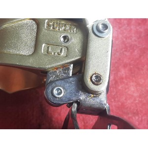 Deragliatore anteriore Simplex Gold Super LJ SLJ PX PY 10 NOS vista dall'alto