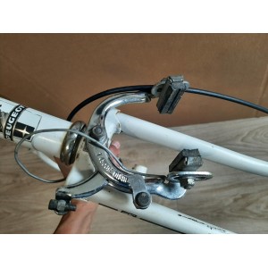 Telaio bici d'epoca PEUGEOT NS 500A, vista d'insieme per restauro