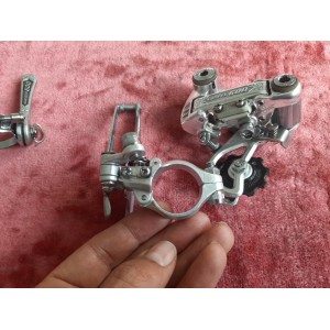 Set aus Schalthebel und Umwerfer/Schaltwerk SHIMANO ARABESQUE F3