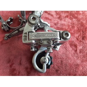 Conjunto de manete de mudanças e derailleur dianteiro/traseiro SHIMANO ARABESQUE F3