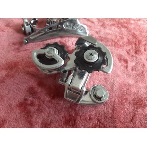 Set aus Schalthebel und Umwerfer/Schaltwerk SHIMANO ARABESQUE F3