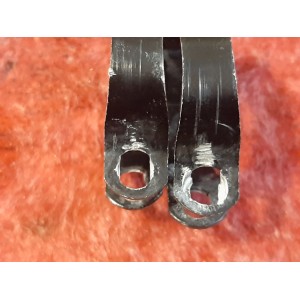 2 colliers de fixation de porte-bidon en aluminium pour vélo ancien CO4