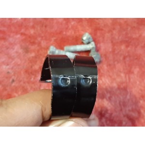 2 Aluminium Bottle Cage Fixing Clamps for Vintage Bike D4