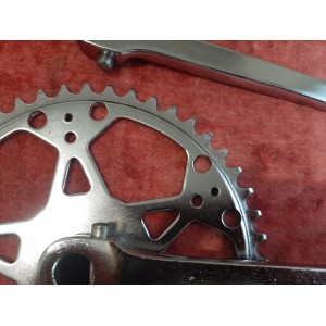 ECLAIR Kurbelgarnitur für 1 bis 5-Gang Rennrad, Vintage-Fahrrad
