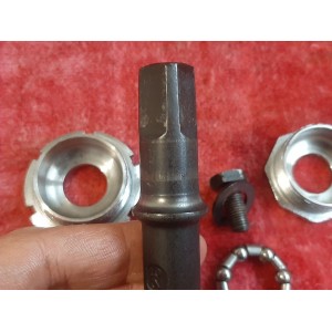 Eje de pedalier STRONGLIGHT 35x100 francés 125mm, bicicleta con triple plato BP7