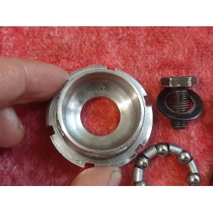 Eje de pedalier STRONGLIGHT 35x100 francés 125mm, bicicleta con triple plato BP7