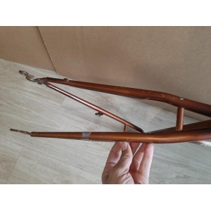 Cadre vélo VTT PEUGEOT EXPLORER 35 1994 3845g 46cm 132mm BC 1.37 25.4 EROICA