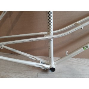 Cadre velo PEUGEOT ancienne randonneuse 650 lady 53cm eroica BSFF
