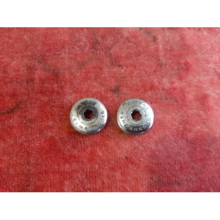 Cache poussière pédalier CAMPAGNOLO RECORD 22mm ancien vélo CP17