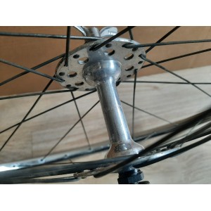 Roue avant RIGIDA ACIER 700C moyeu NORMANDY randonneuse PEUGEOT RO36