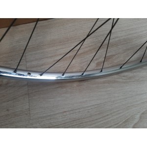 Roue avant RIGIDA ACIER 700C moyeu NORMANDY randonneuse PEUGEOT RO36