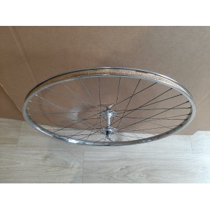 Roue avant RIGIDA ACIER 700C moyeu NORMANDY randonneuse PEUGEOT RO36