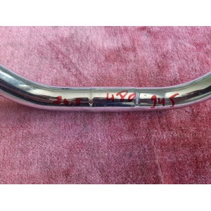 Moustache bend handlebar steel, 24.8 mm stem clamp area close-up