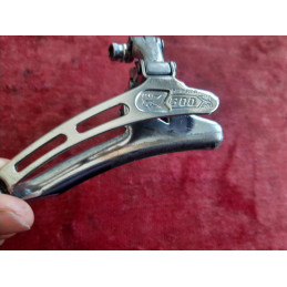 Dérailleur avant Shimano 600 Arabesque vintage bike Duralumin + acier eroica D4