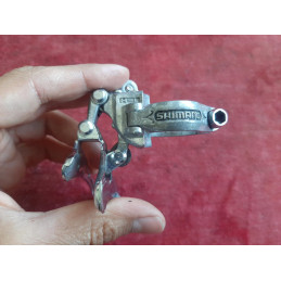Dérailleur avant Shimano 600 Arabesque vintage bike Duralumin + acier eroica D4