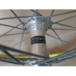 Spoke pattern and rim eyelets of vintage Vuelta Airline 1