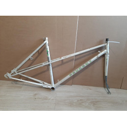 Vista lateral cuadro Peugeot PL 18 M Lady acero vintage de 50cm