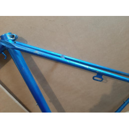 Right side rear dropout closeup vintage steel frame