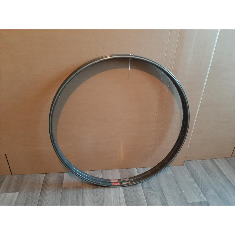 Par de aros MAVIC MA40 cinza escuro 700c clincher 36 furos – vista frontal