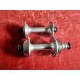 OFMEGA front and rear duralumin hubs vintage 36/36H