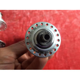 OFMEGA front and rear duralumin hubs vintage 36/36H