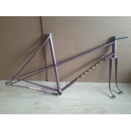 Jacques Busset vintage steel lady frame 54.5cm side profile