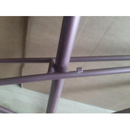 Bottom bracket shell with BFFF threading detail