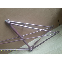 Top view of step-through dual tubes