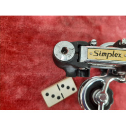 Vintage Simplex derailleur pulley cage detail