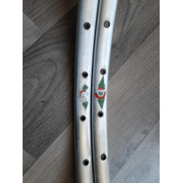 Jantes RECORD 700c Tubular rims 36S jantes a  boyau vintage bike · D09