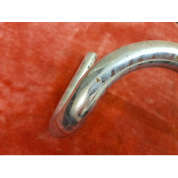 Guiador aço touring 380mm - detalhe da curvatura