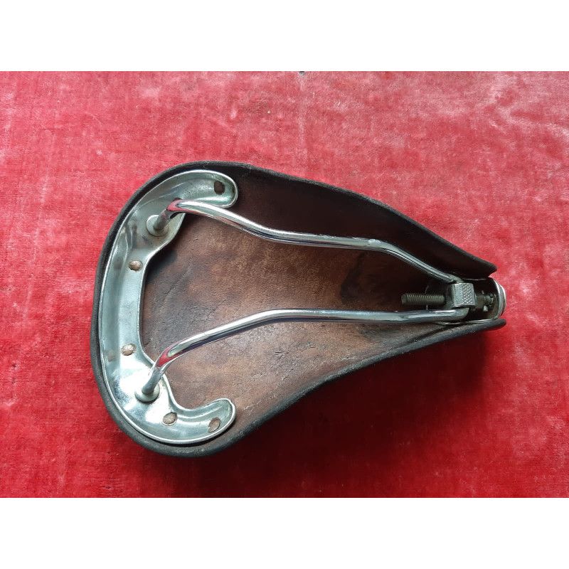 Selle de vélo de ville vintage ancien blanche • EUR 7,90