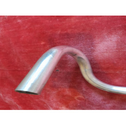 Detailaufnahme der Oberflächenstruktur des gebrauchten Alu-Lenkers