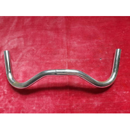 Guidão moustache aço 470-25mm - detalhe soldadura e acabamento