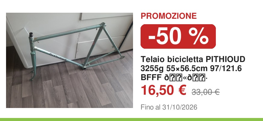 Telaio bicicletta PITHIOUD 3255g 55×56.5cm 97/121.6 BFFF ??